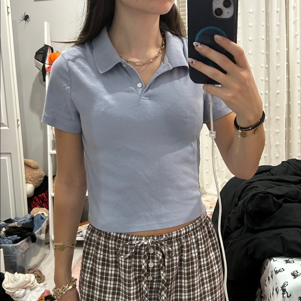 American Eagle polo baby tee​